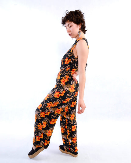 Floral Vintage Overall