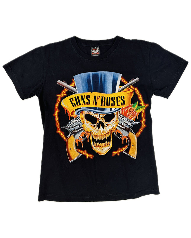 Vintage Guns N' Roses Musta T-paita Kaikille