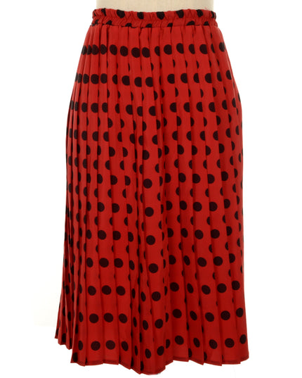 Vintage Skirt - Red Polka Dot