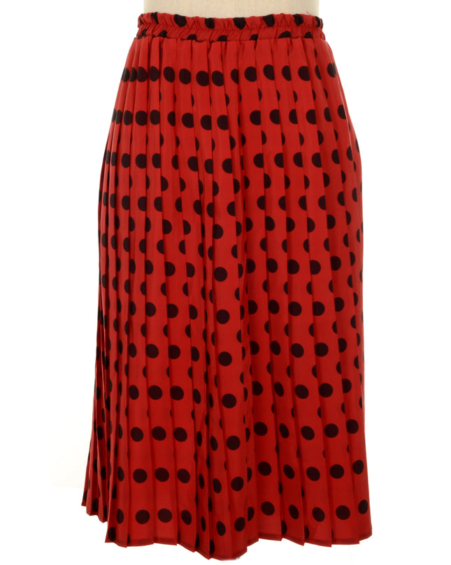 Vintage Skirt - Red Polka Dot