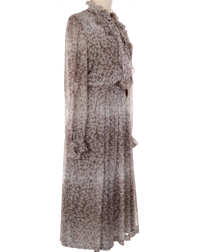 Ruffled Vintage Dress