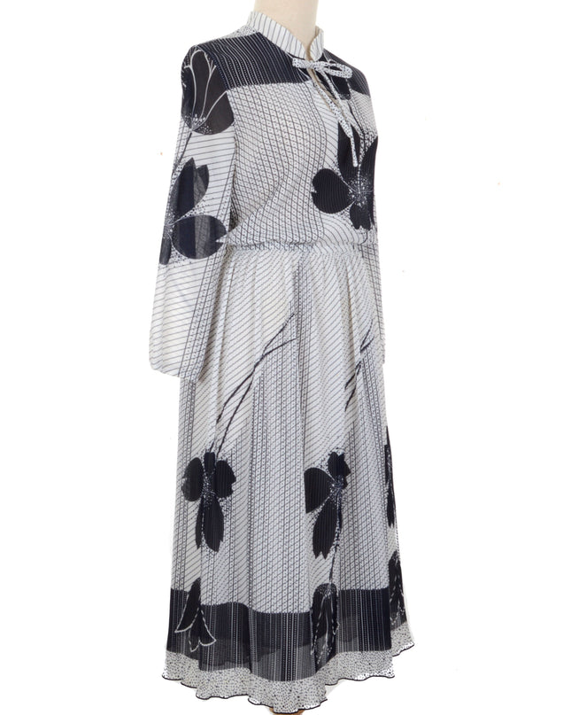 Pleated Vintage Dress