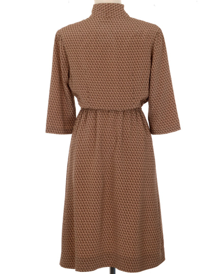 Vintage Dress - Brown | Perfect for Christmas Celebrations
