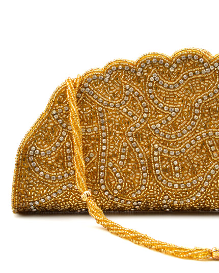 Vintage Bag - Gold Beaded | Christmas Accessories