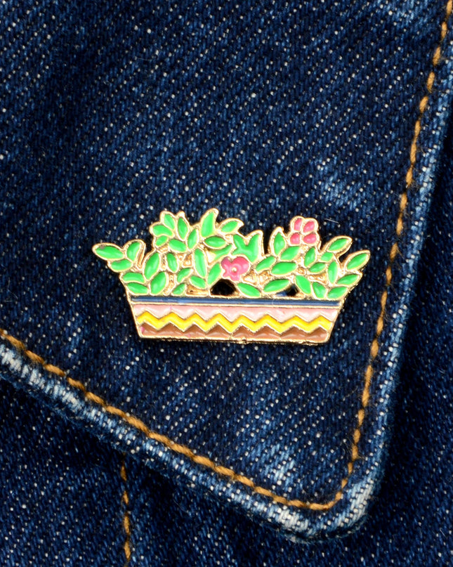 Badge - Flower Basket