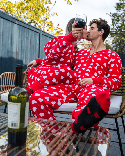 Men's Beating Hearts Jumpsuit