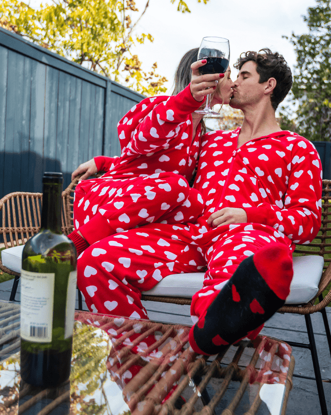 Men's Beating Hearts Jumpsuit