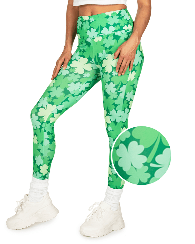 Clover Field High Waisted Leggings