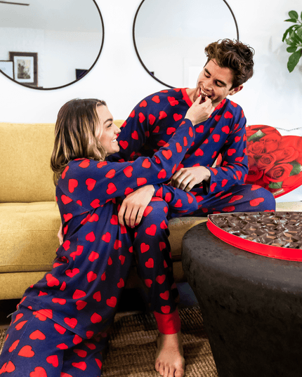 Women's Hearts on Fire Pajama Set