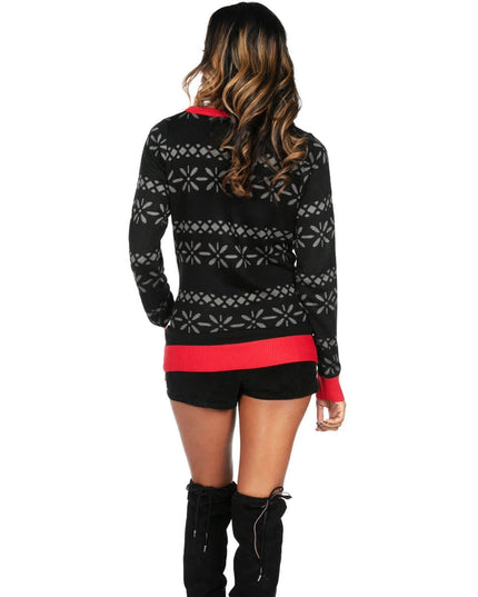 Women's Selfie Santa Ugly Christmas Sweater