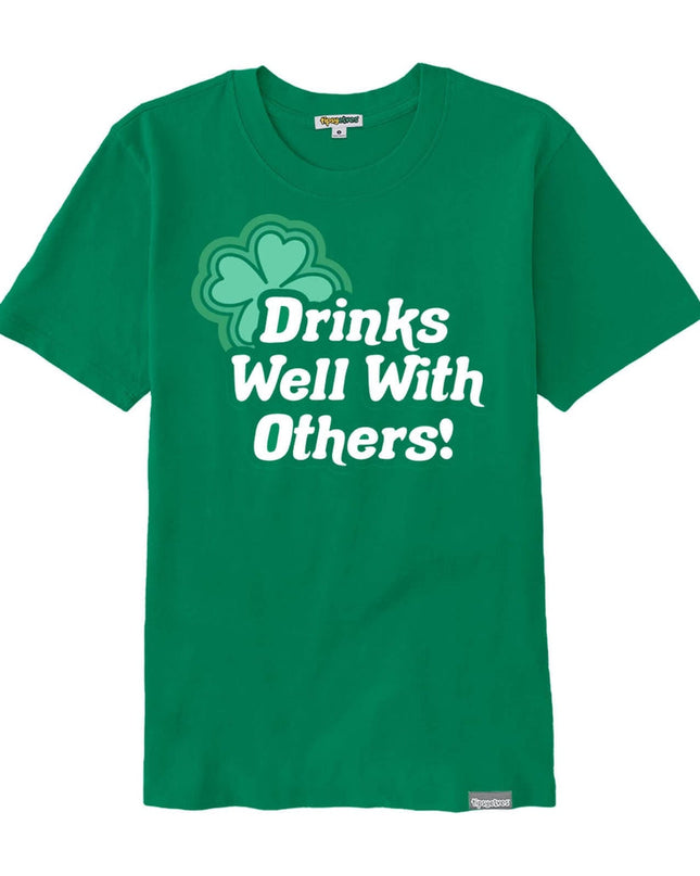Women's Drinks Well With Others Oversized Boyfriend Tee