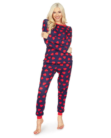 Women's Hearts on Fire Pajama Set