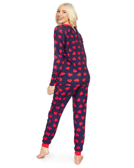 Women's Hearts on Fire Pajama Set