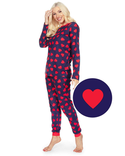Women's Hearts on Fire Pajama Set
