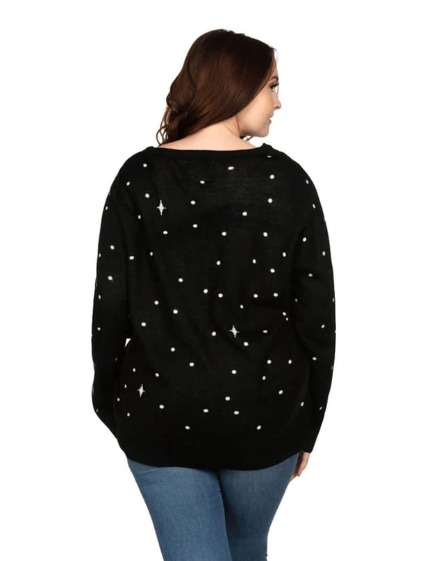 Women's Santa Unicorn Plus Size Ugly Christmas Sweater