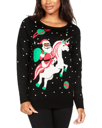 Women's Santa Unicorn Ugly Christmas Sweater