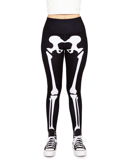 Skeleton High Waisted Leggings