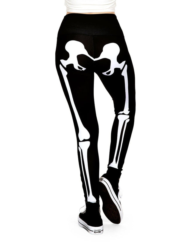 Skeleton High Waisted Leggings