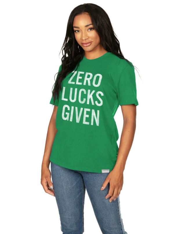 Women's Zero Lucks Given Oversized Boyfriend Tee