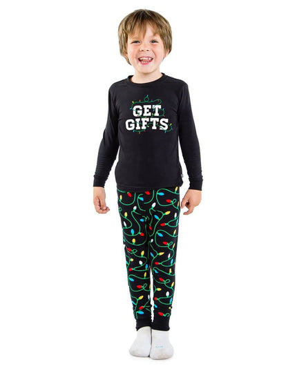 Boy's Get Gifts Crew Neck Pajama Set