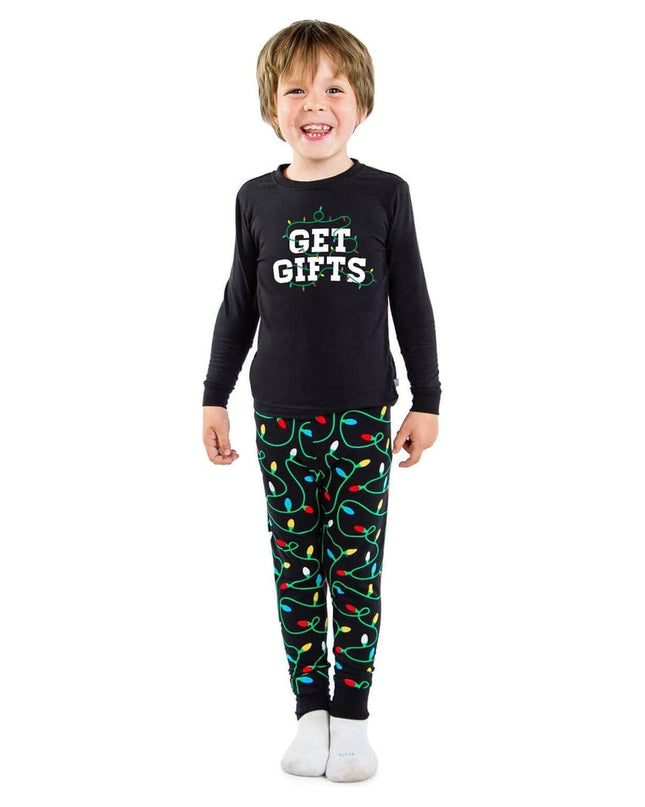Boy's Get Gifts Crew Neck Pajama Set