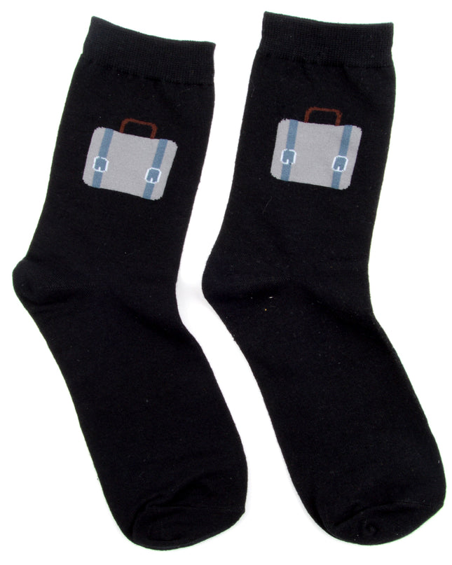 Hauskat joulusukat - Matkalaukku-malli