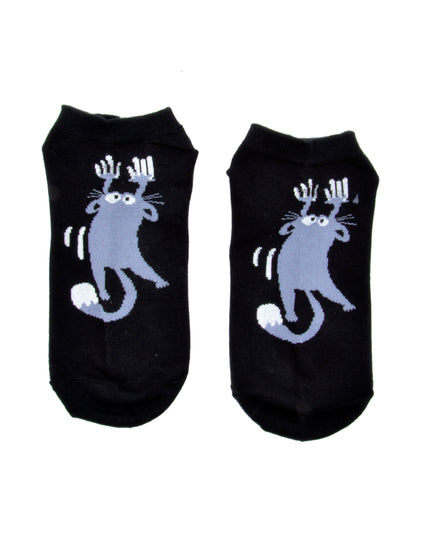 Black Cat Socks I - Fun and Spooky