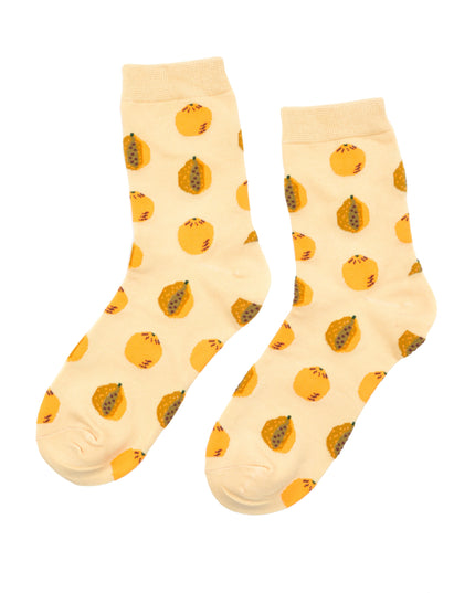 Fun Christmas Socks with Exotic Fruit III Design for All Ages