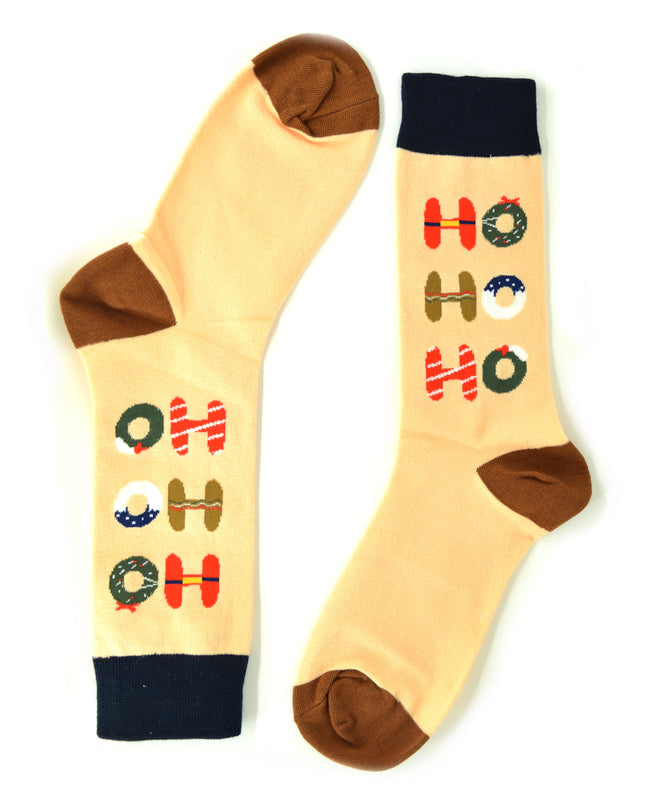 Fun Christmas Socks - Zokni Christmas Wreaths Design