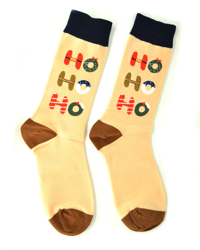 Fun Christmas Socks - Christmas Wreaths Design