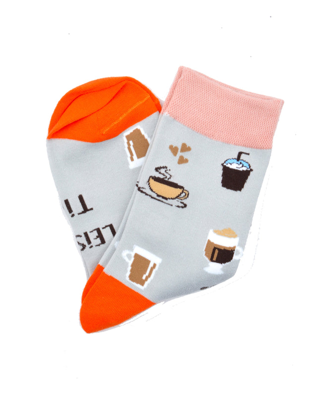 Leisure Time Socks - Gray Fun