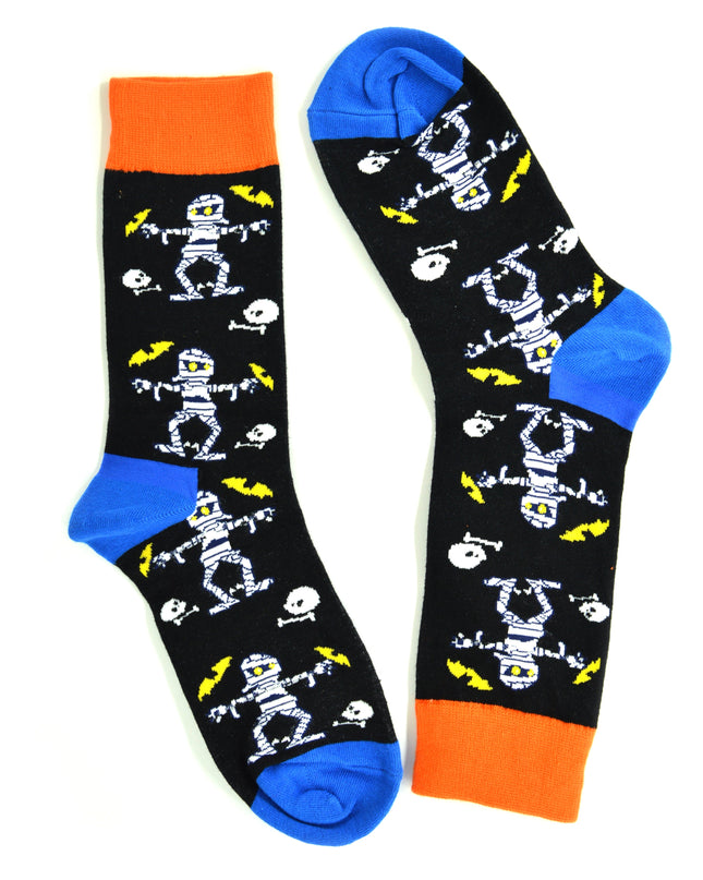 Fun Halloween Socks - Zokni Mummy Design