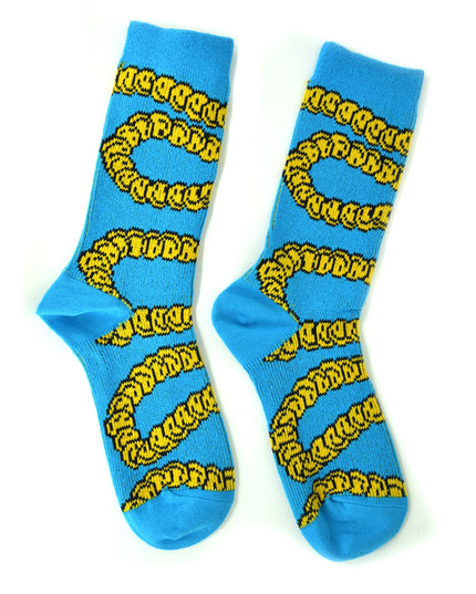Fun Christmas Socks - Smiley Snake Design