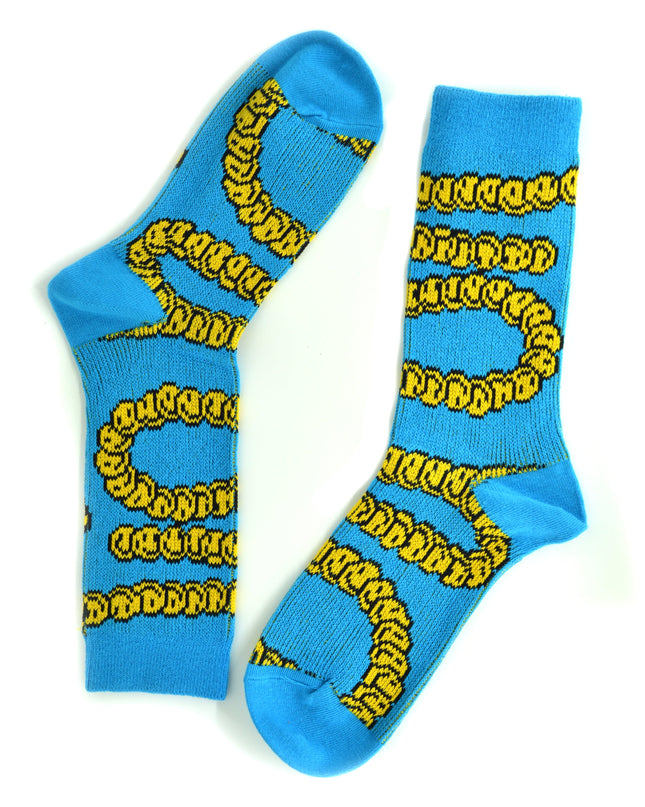 Fun Christmas Socks - Zokni Smiley Snake Design