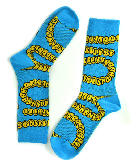 Fun Christmas Socks - Smiley Snake Design