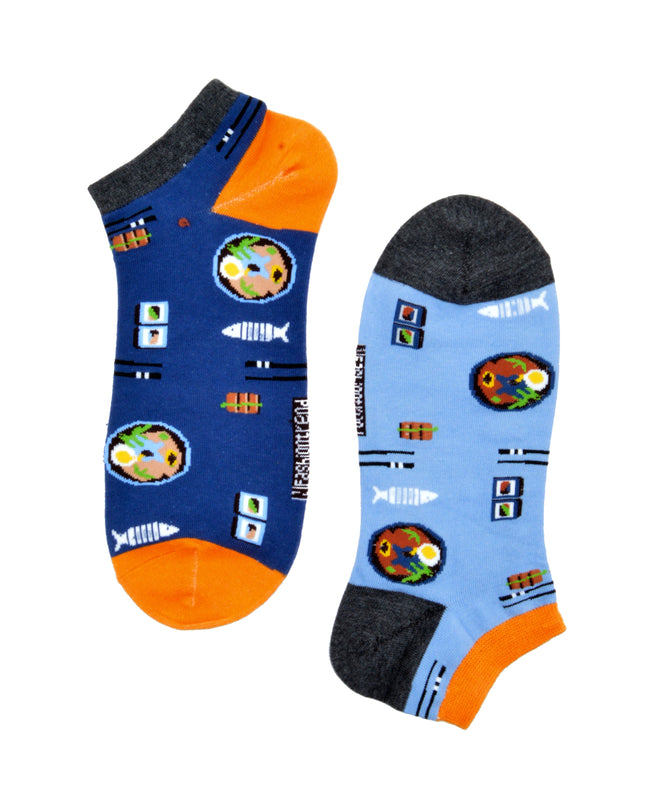 Fun Christmas Socks - Sushi Design III