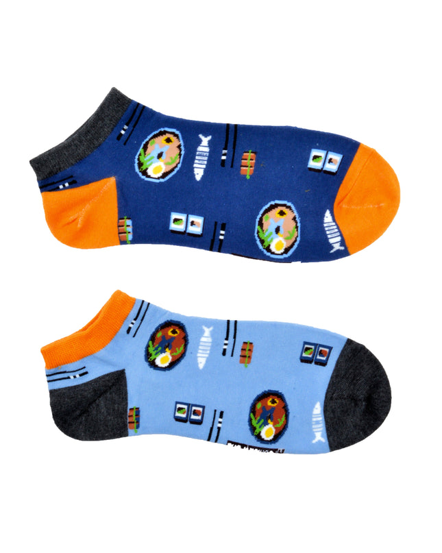 Fun Christmas Socks - Sushi Design III