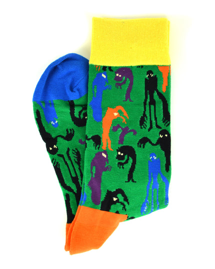Fun Halloween Socks - Zokni Monsters Design